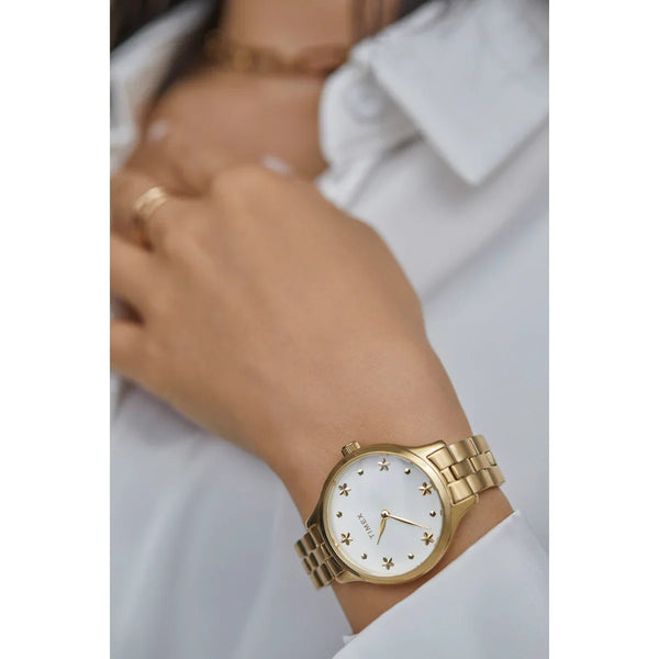 TW2V23300 Reloj Timex Peyton Mujer Metal Dorado Esfera