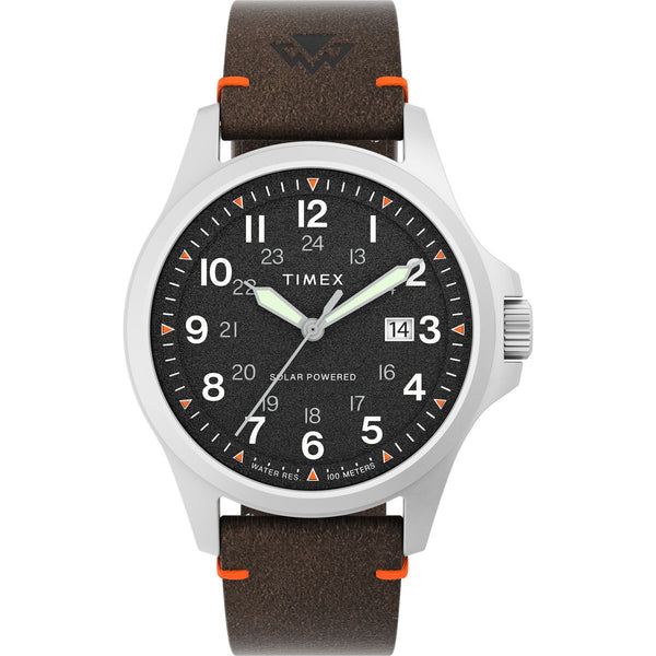 TW2V64100 Reloj Timex Expedition Field Solar de hombre correa de cuero - Cuero Marrón