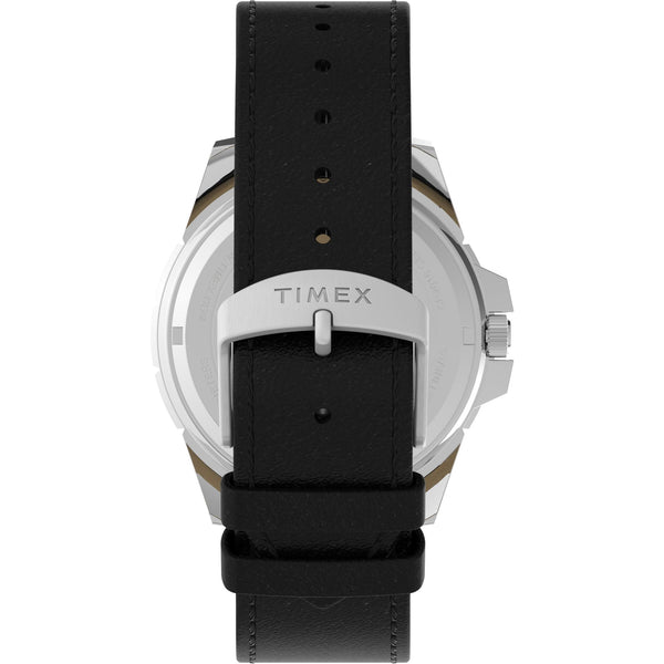 TW2V79100 Reloj Timex Steel Hombre Correa Cuero Negro