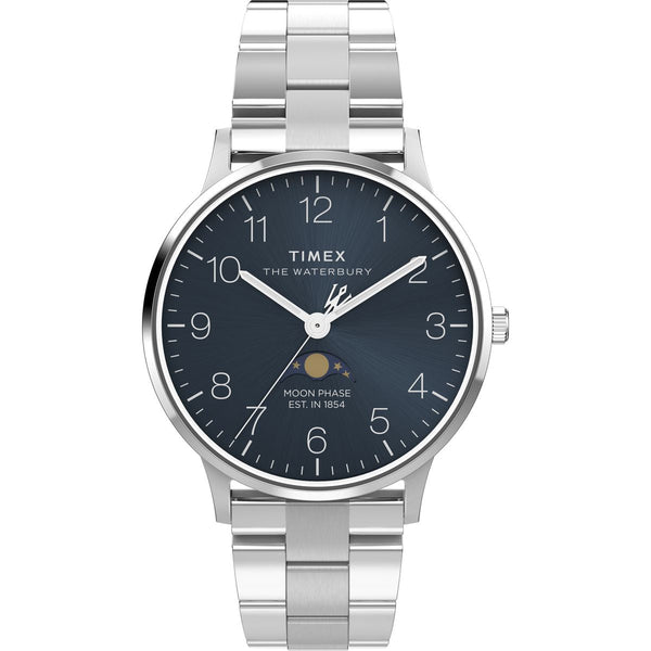 TW2W75700 Reloj Timex Waterbury Classic de hombre correa de metal - Acero Inoxidable Plateado