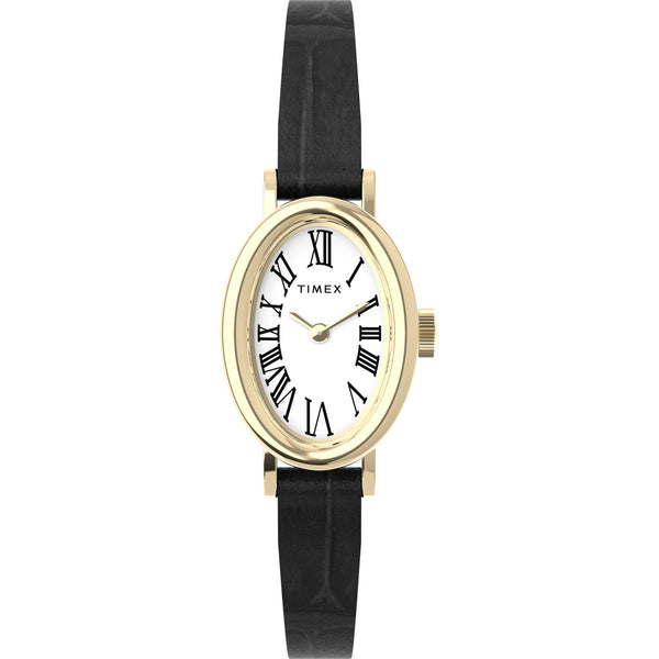 TW2W78300 Reloj Timex Cavatina de dama correa de cuero - Cuero Negro