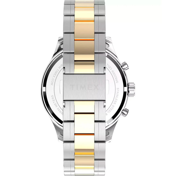 TW2Y01500 Reloj Timex Weston Dress Hombre Acero Bicolor Azul