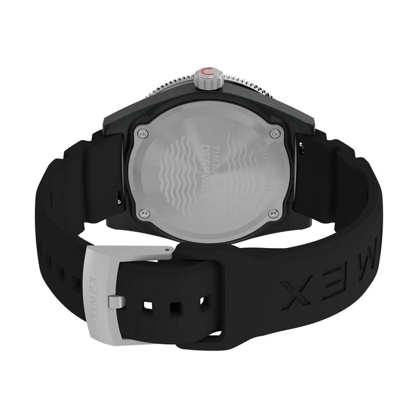 TW2Y02200 Reloj Timex Deepwater de hombre correa de caucho - Resina Negro