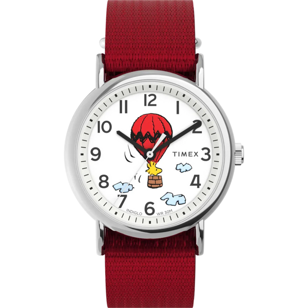 TW2Y11700 Reloj Timex x Peanuts Snoopy unisex correa de tela 38mm