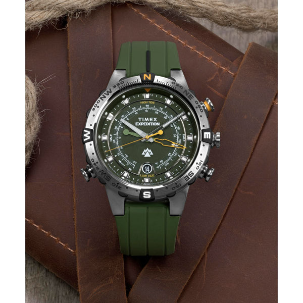 TW2Y14400 Reloj Timex Expedition de hombre correa de caucho - Resina Verde