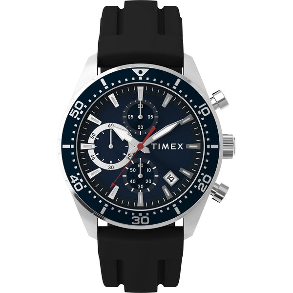 TW2Y62300 Reloj Timex Ridgefield Hombre Correa Caucho Azul