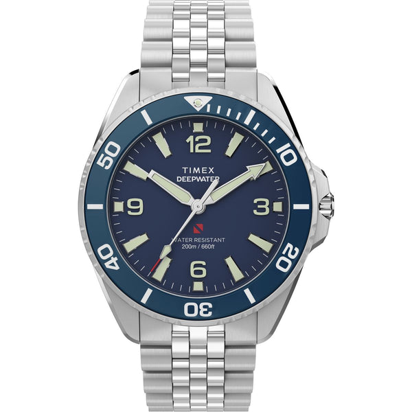 TW2Y64600 Reloj Timex Deepwater Hombre Correa Acero Azul