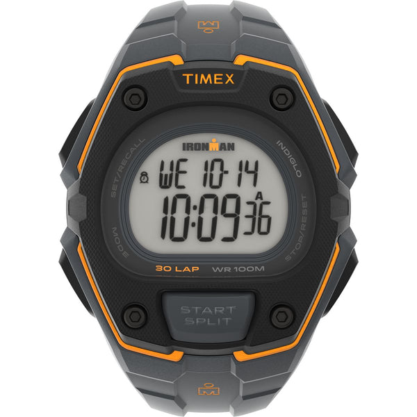 TW5M48500 Reloj Timex Ironman Hombre Resina Gris Naranja