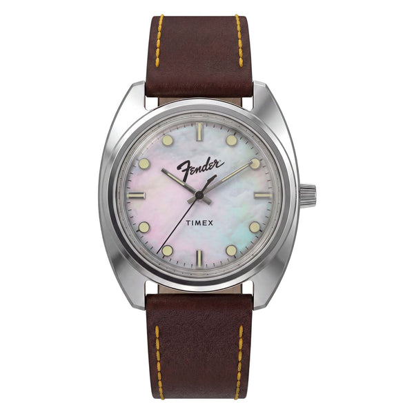 TW6A14700 Reloj Timex Fender Automático de caballero pulsera de piel - Cuero Marrón