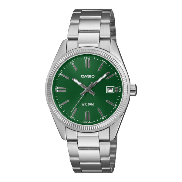 UTP-1302PD-3A1V Reloj casio de mujer correa de metal - Acero Inoxidable Plateado