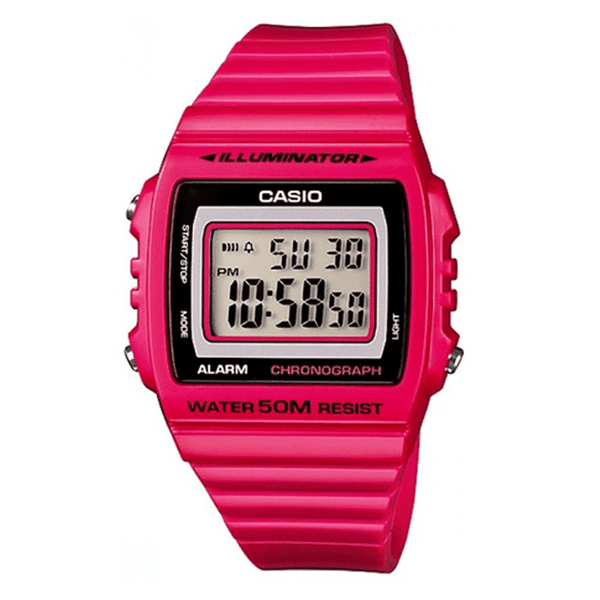 W-215H-4AV Reloj Casio para Mujer, Illuminator con Cronógrafo 44 mm — original con garantía, La Relojería GT
