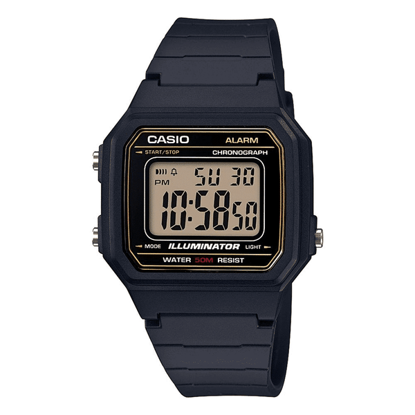 W-217H-9AV Reloj Casio para Caballero, Vintage Clásico Illuminator — original con garantía, La Relojería GT