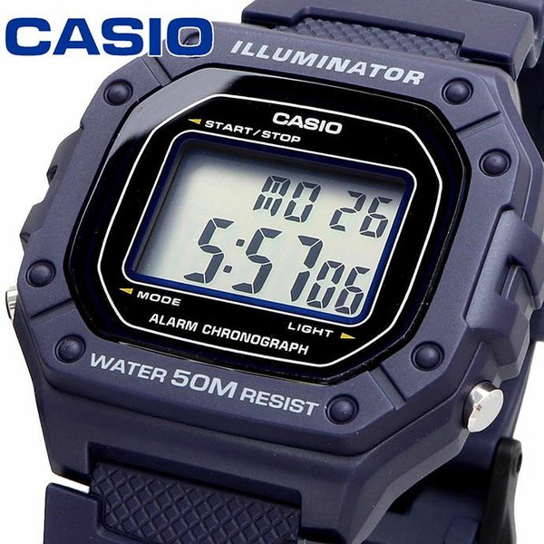 W-218H-2AV Reloj Casio para Caballero, Illuminator con Cronógrafo — imagen 2 de 4