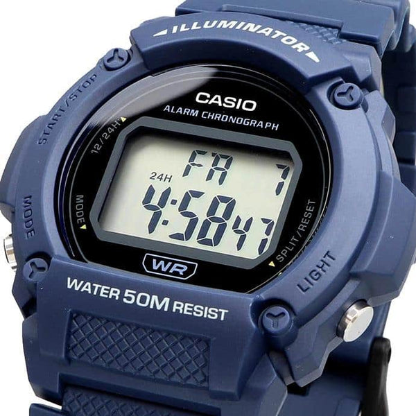 W-219H-2AV Reloj Casio para Hombre, Illuminator con Cronógrafo — imagen 2 de 5