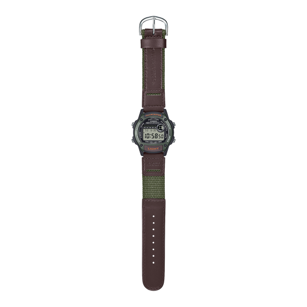 W-220HF-3AV Reloj Casio digital de hombre correa de piel — imagen 2 de 2