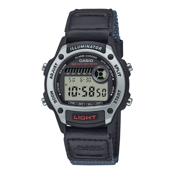 W-220HF-8AV Reloj Casio Digital de hombre correa de tela 43 mm — original con garantía, La Relojería GT