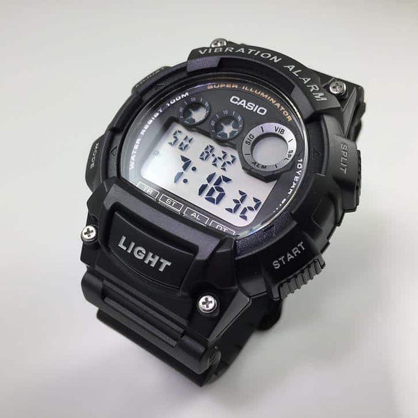 W-735H-1AV Reloj Casio para Hombre, Alarma Vibrante Super Illuminantor — imagen 2 de 5