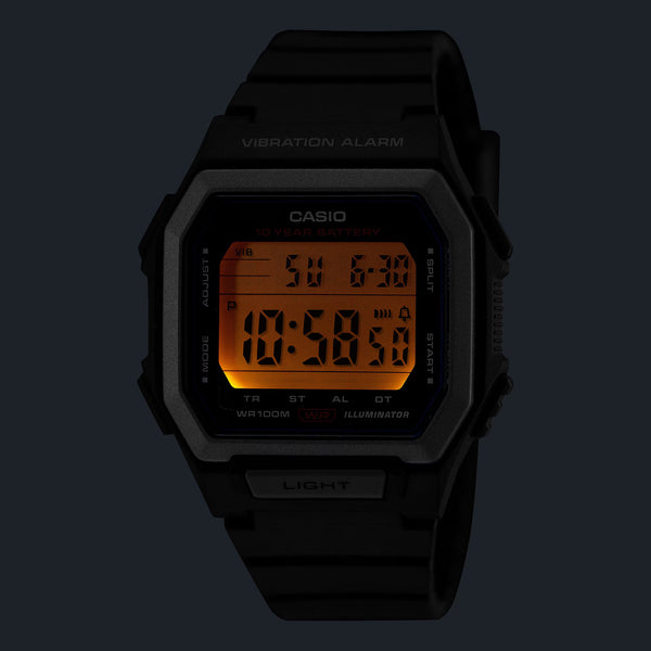 W-738H-3AV Reloj Casio de hombre correa de resina digital — imagen 2 de 5