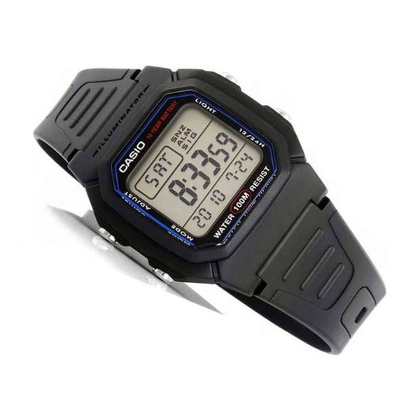 W-800H-1AV Reloj Casio para Hombre, 10 Años de Batería — imagen 2 de 5