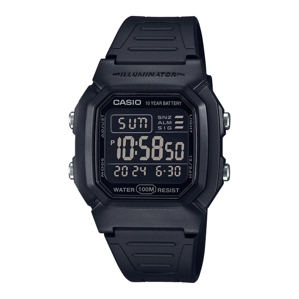 W-800H-1BV Casio Illuminator 10 Años de Batería Reloj para Hombre 44 mm — original con garantía, La Relojería GT