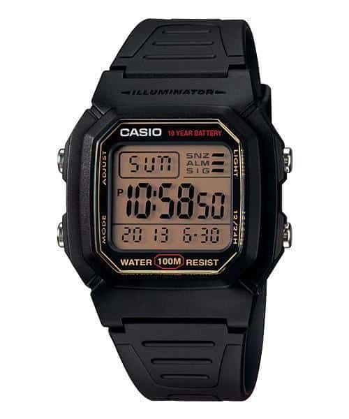 W-800HG-9AV Reloj Casio para Hombre, 10 Años de Batería — original con garantía, La Relojería GT