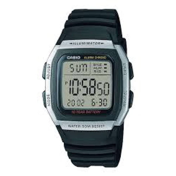 W-96H-1AV Reloj Casio para Hombre, Illuminator 10 Años de Batería — original con garantía, La Relojería GT