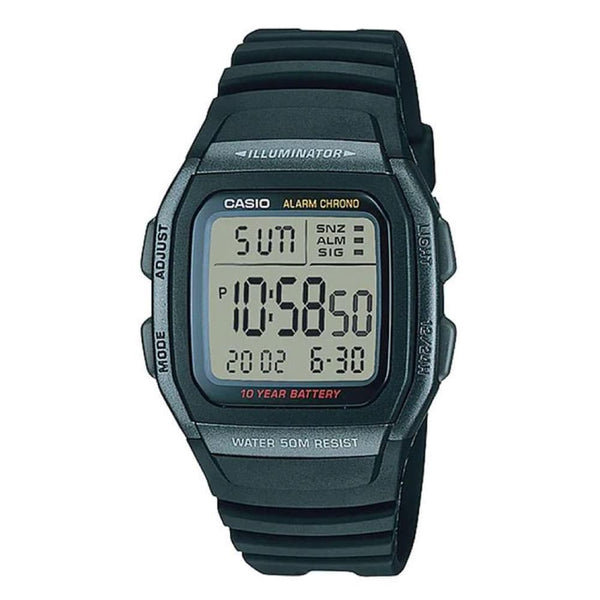 W-96H-1BV Reloj Casio para Hombre, Illuminator 10 Años de Batería — original con garantía, La Relojería GT