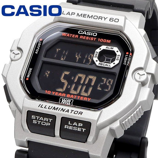 WS-1400H-1BV Reloj Casio para Hombre, 10 Años de Batería, Lap Memory 60 — imagen 2 de 5
