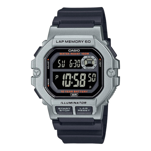 WS-1400H-1BV Reloj Casio para Hombre, 10 Años de Batería, Lap Memory 60 47 mm — original con garantía, La Relojería GT