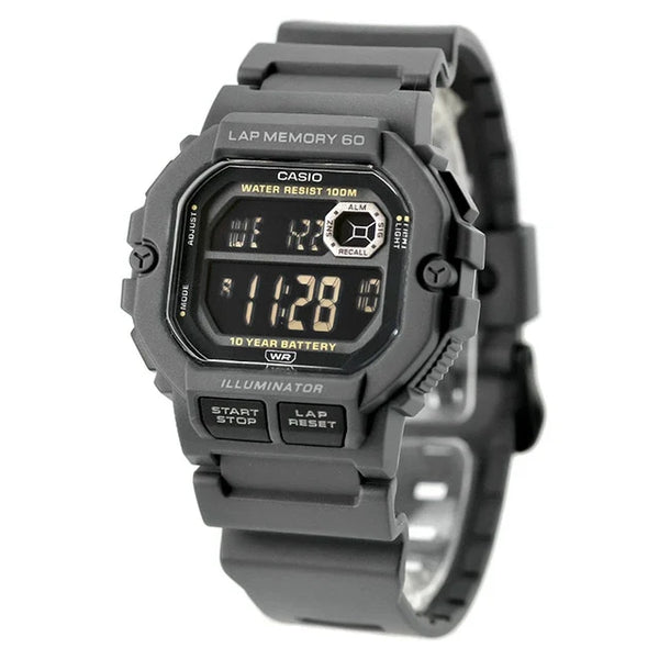 Reloj WS-1400H-8BV Casio de caballero pulsera de resina 10 años de bateria — imagen 2 de 5