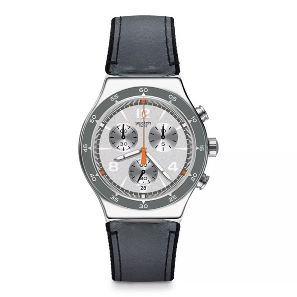 YVS446 Reloj Swatch Irony de caballero banda de piel