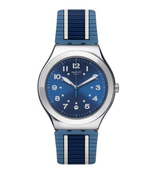 YWS436 Reloj Swatch Bluora de hombre correa de silicona