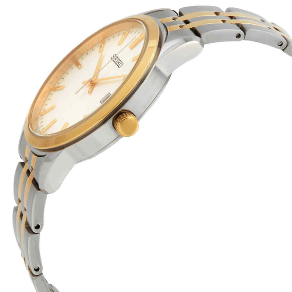 SUR402P1 Reloj Seiko Essentials Hombre Bicolor Esfera Blanca