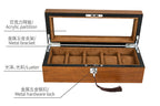 Caja Tancy para 5 Relojes TC-015 de Madera