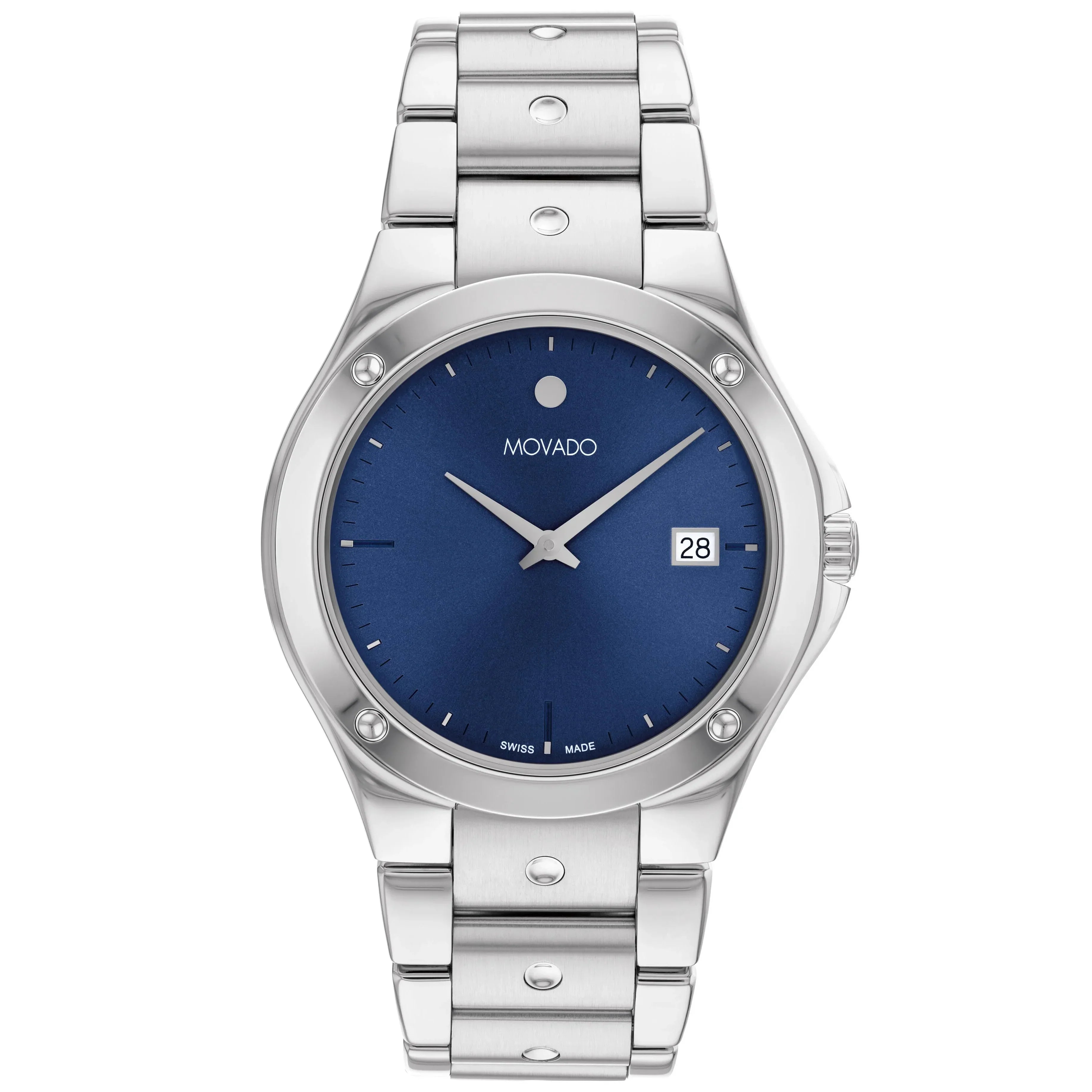 Reloj Movado Excel unisex pulsera de metal 40 mm - Reloj original en Guatemala
