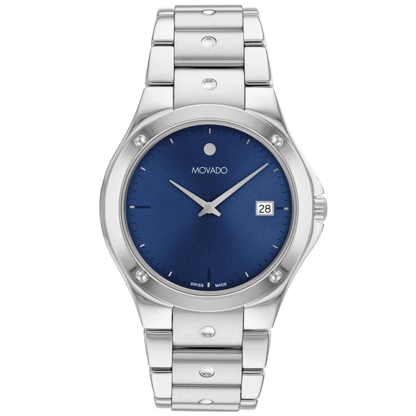 Reloj Movado Excel unisex pulsera de metal 40 mm - Reloj original en Guatemala