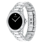 0607717 Reloj Movado Challenger Hombre Acero Esfera Negra