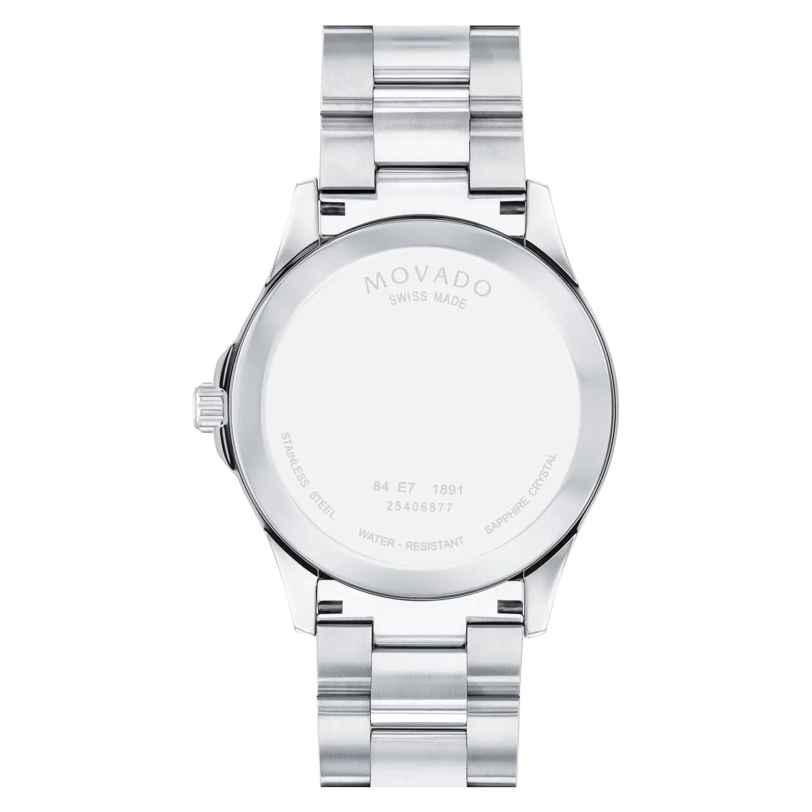 0607717 Reloj Movado Challenger Hombre Acero Esfera Negra