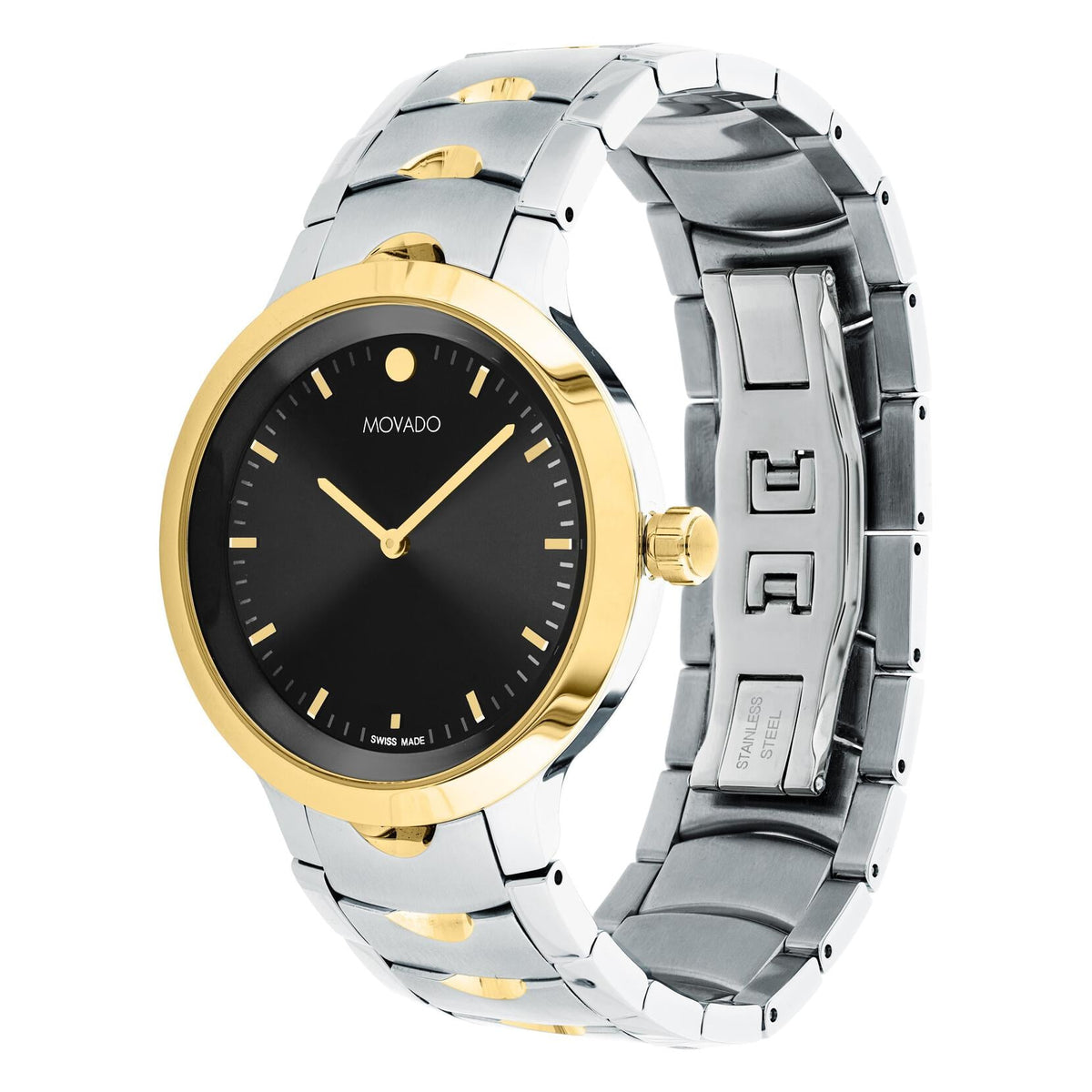 Movado Stellar 0607731 reloj de caballero brazalete de acero inoxidable - Bicolor