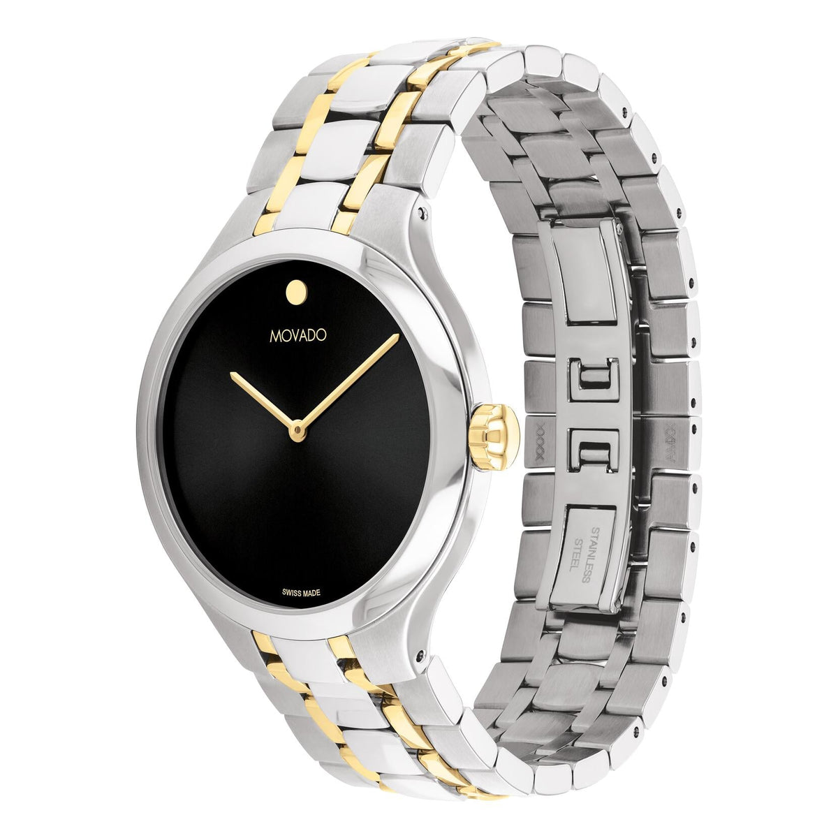 Movado Aero 0607767 reloj de hombre brazalete de acero inoxidable bitono - Bicolor