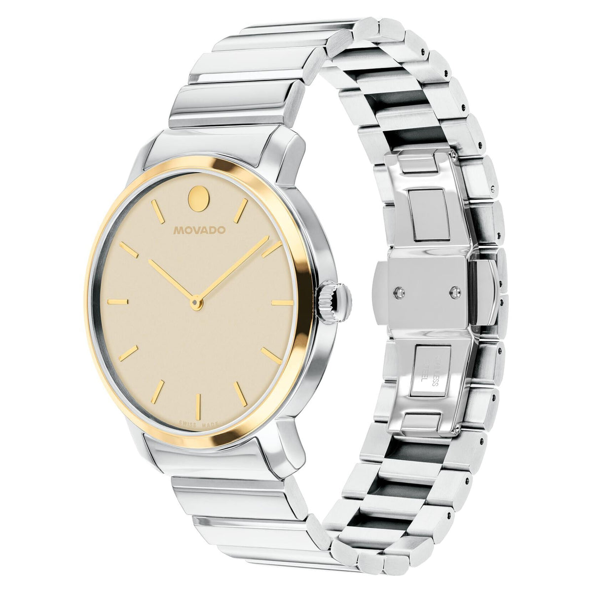 Movado 0608078 reloj de hombre brazalete de acero inoxidable - Plateado
