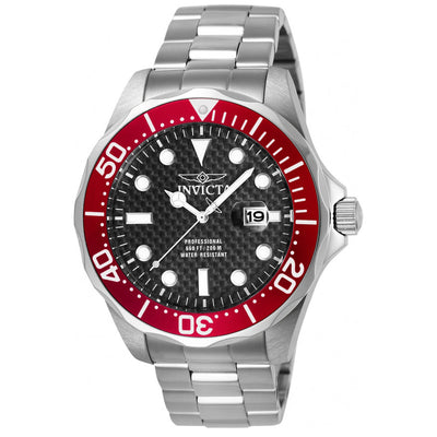 12565 Reloj Invicta Pro Diver Hombre Correa Acero Rojo
