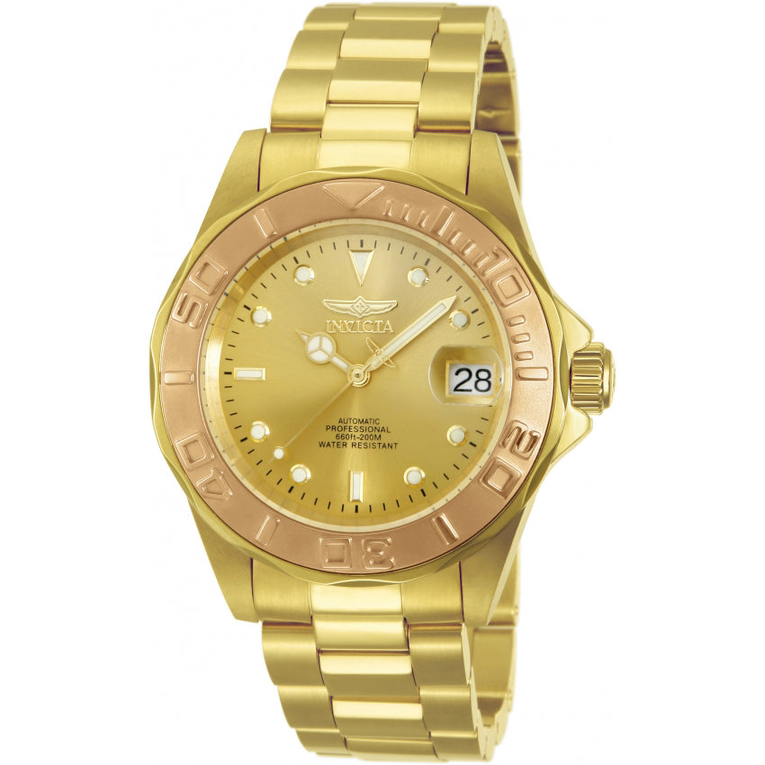 Reloj invicta Pro diver automático para hombre pulsera de metal 40mm - 13930 - Dorado