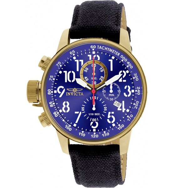Reloj Invicta Force Zager de hombre pulsera de tela 46 mm - Azul - 1516