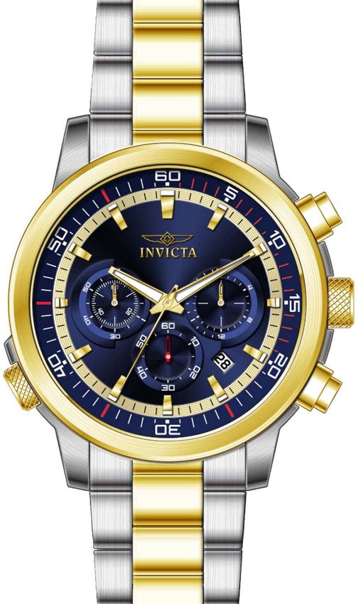 Reloj Invicta Specialty Hombre Acero Tono Dorado - Vista lateral