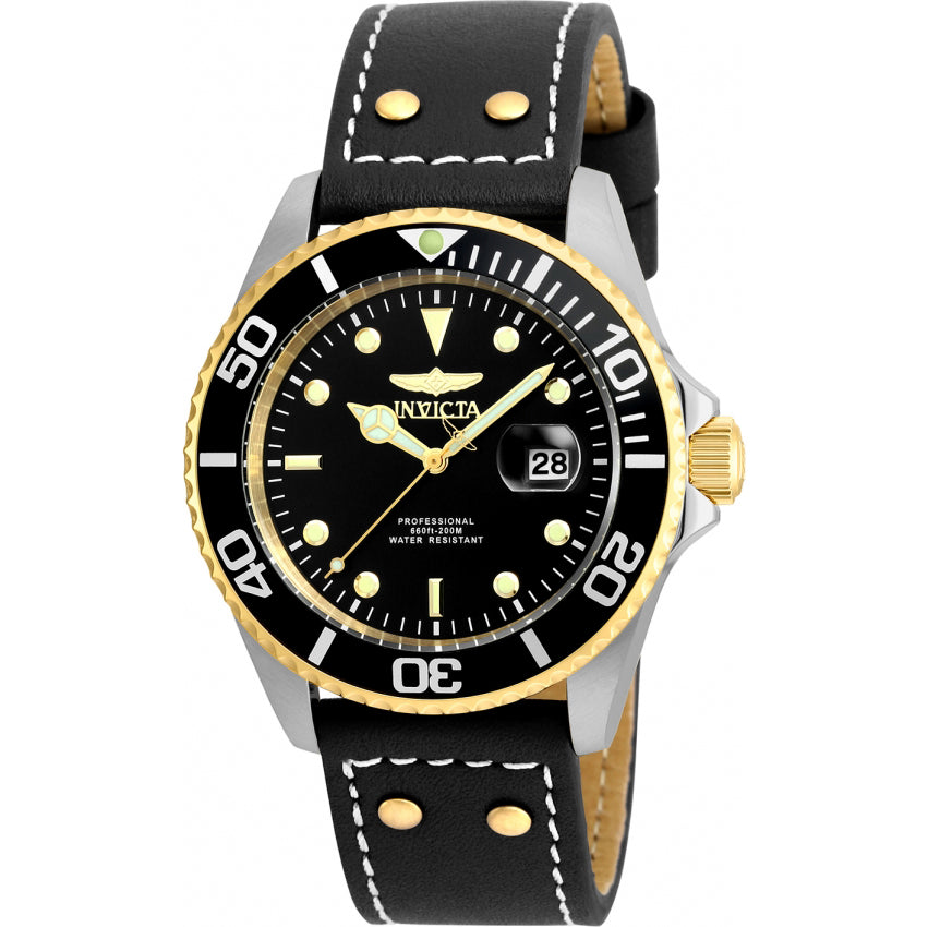 Reloj Invicta Pro Diver de hombre banda de piel 43 mm - Negro - 22074