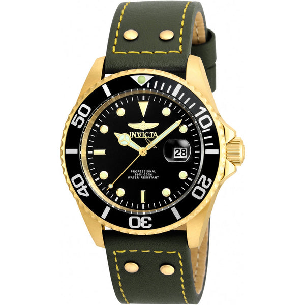 Reloj Invicta Pro Diver de hombre banda de piel 43 mm - Verde - 22075