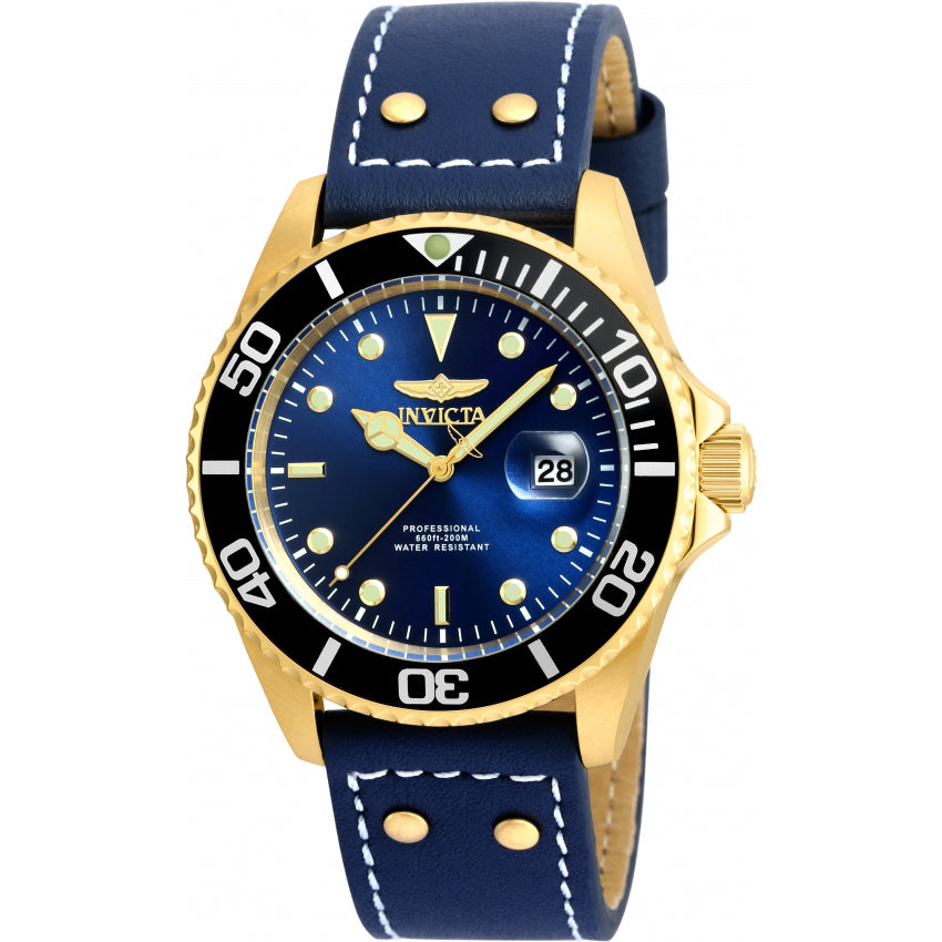 Reloj Invicta Pro Diver de hombre banda de piel 43 mm - Azul - 22076