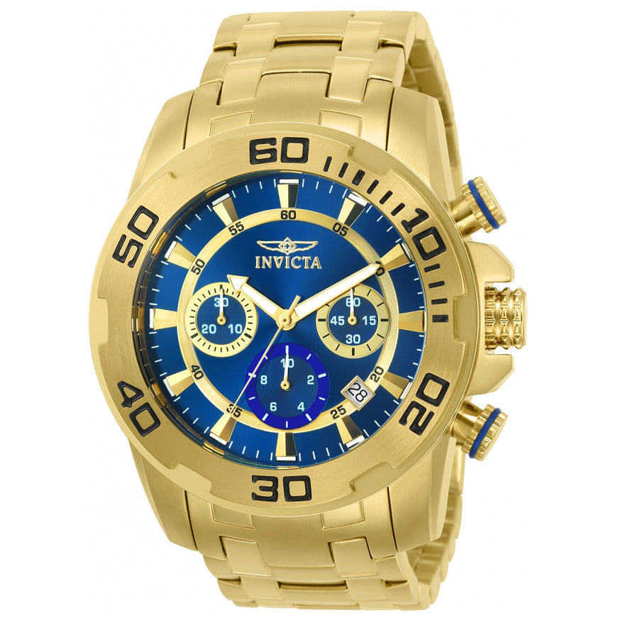 Reloj Invicta Pro Diver Scuba de hombre banda de metal 50 mm - Dorado - 22321