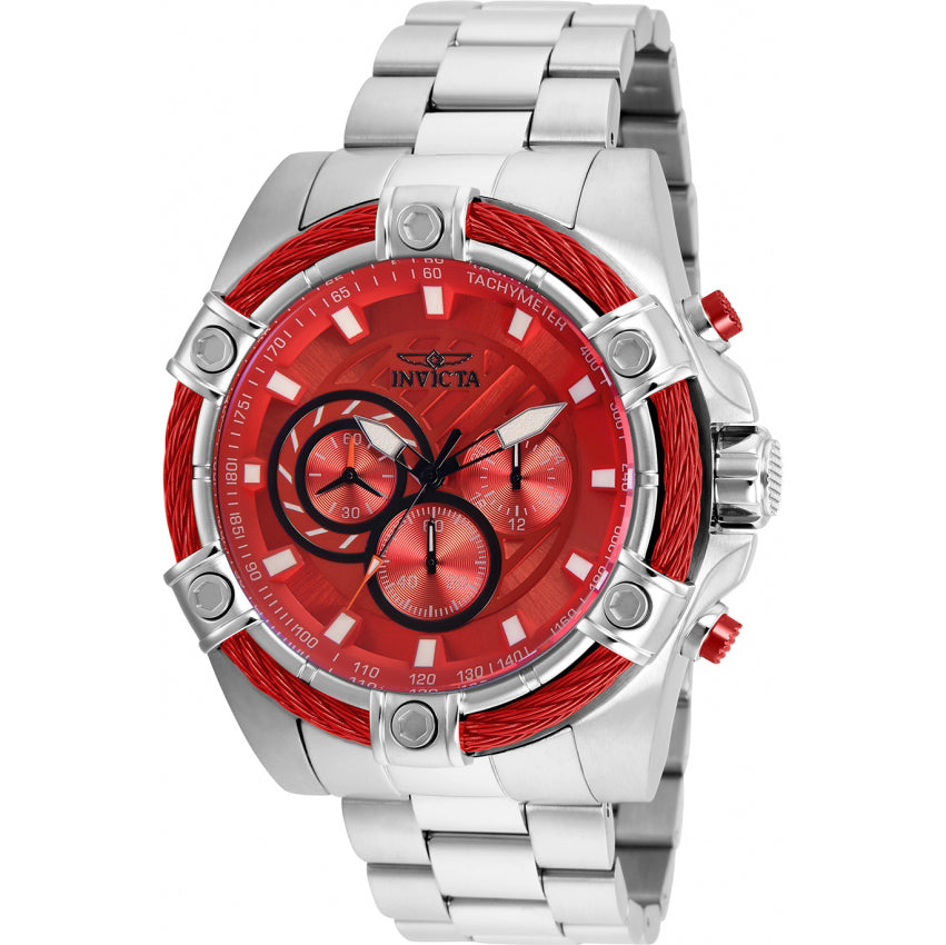 Invicta reloj para caballero pulsera de metal 52mm - Rojo - 25514